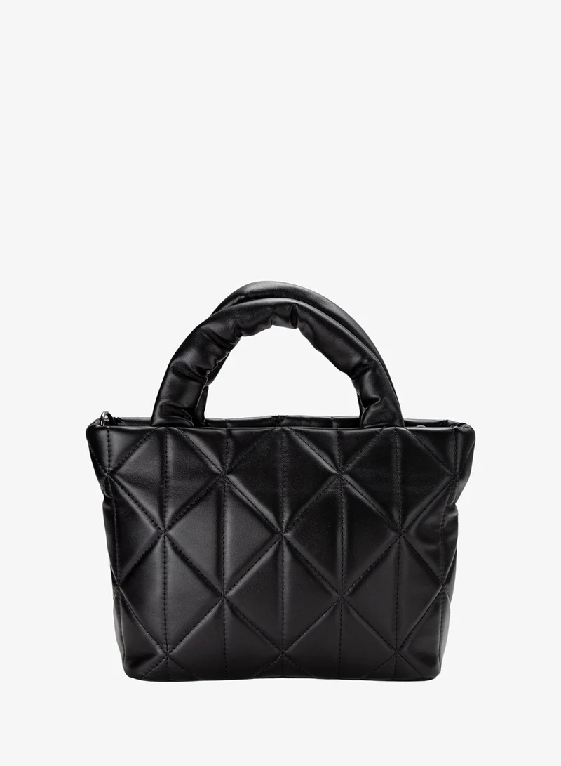 Bata Quilted Top Handle Bag