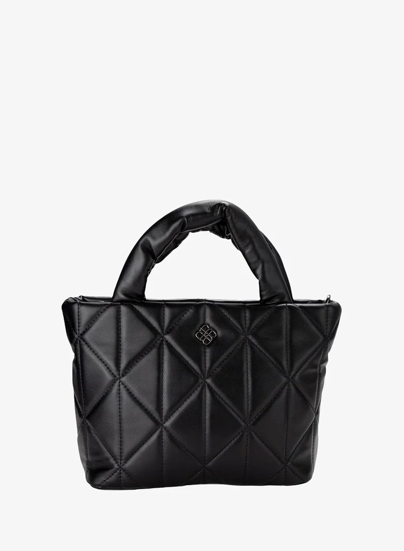Bata Quilted Top Handle Bag