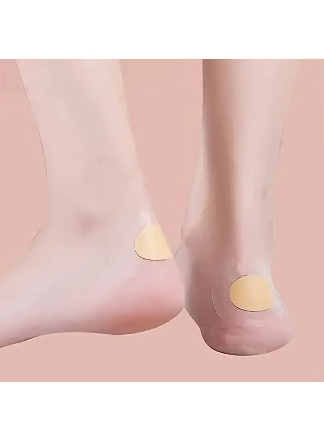 20pcs Heel Protectors For High Heels Back Of Foot Support Black And Beige - Image 2