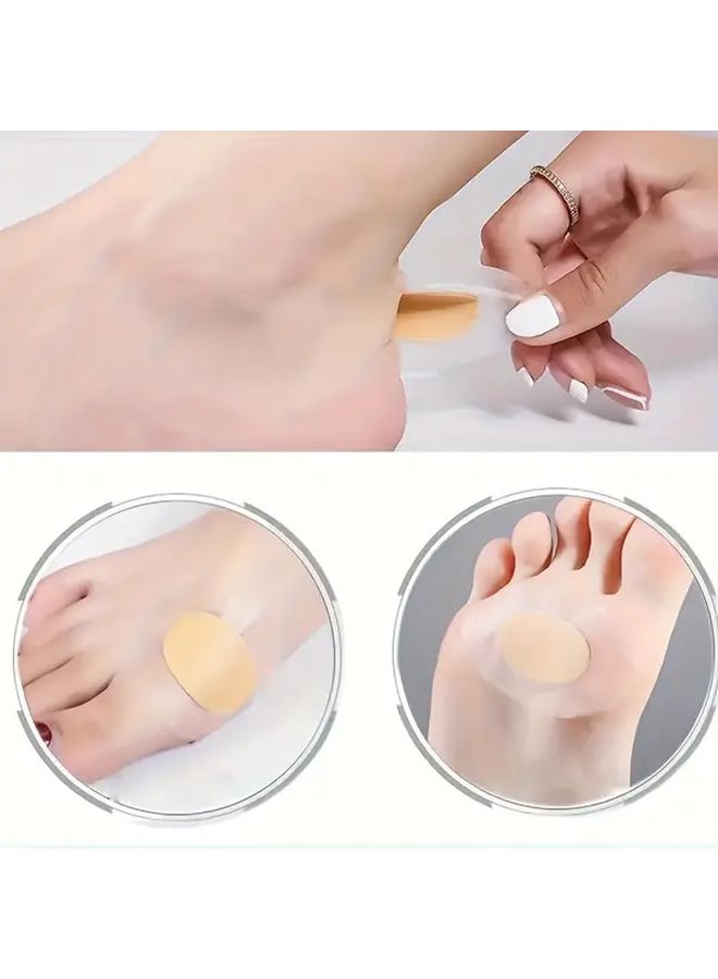 20pcs Heel Protectors For High Heels Back Of Foot Support Black And Beige - Image 5