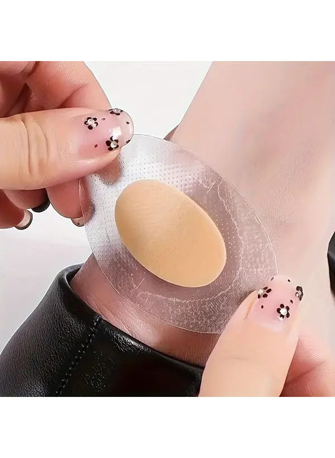 20pcs Heel Protectors For High Heels Back Of Foot Support Black And Beige - Image 3