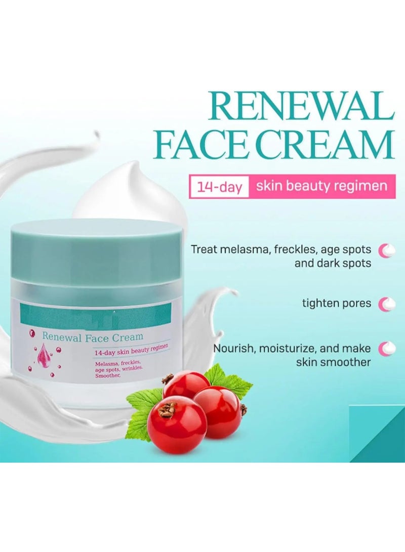 Sam Cosmetics Dark Spot Skin Renewal Face Cream 50g for treating melasma and freckles of all skin types, Korean anti-wrinkle formula - Image 4