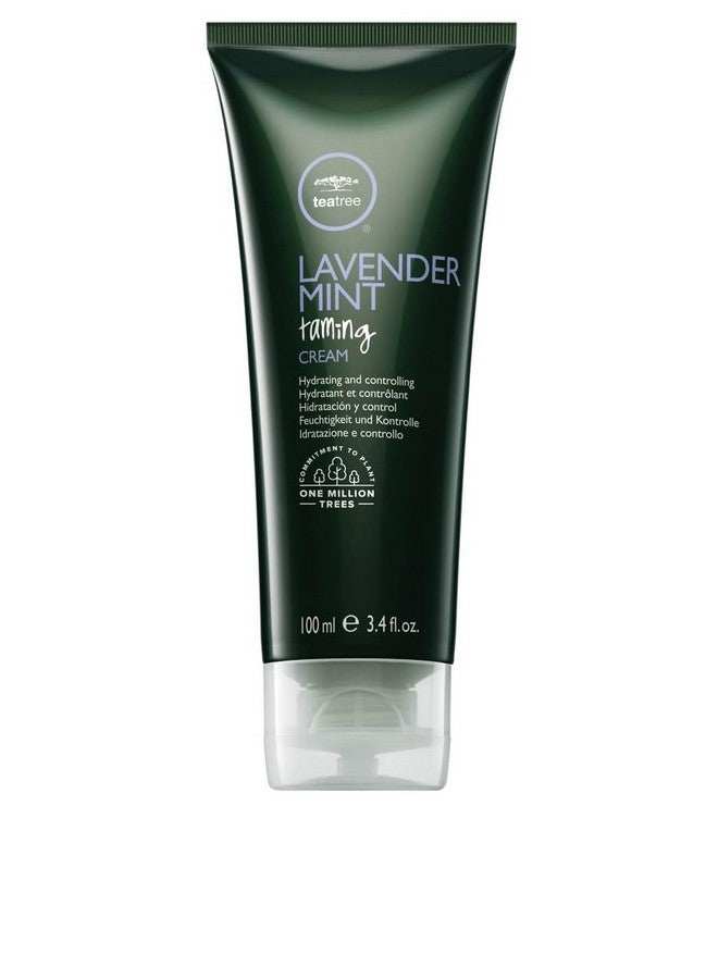 Tea Tree Lavender Mint Taming Cream, Rich Hair Styling Cream, For Coarse, Curly + Dry Hair, 3.4 fl. oz. - Image 1