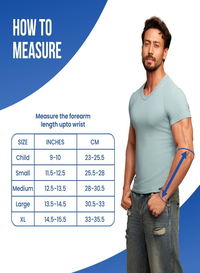Leeford Ortho Baggy Arm Sling Pouch for Plaster Shoulder, Forearm and Arm Support | Fracture Support Belt | Adjustable, Lightweight, Breathable Orthopedic Arm Sling (XL) - Image 3