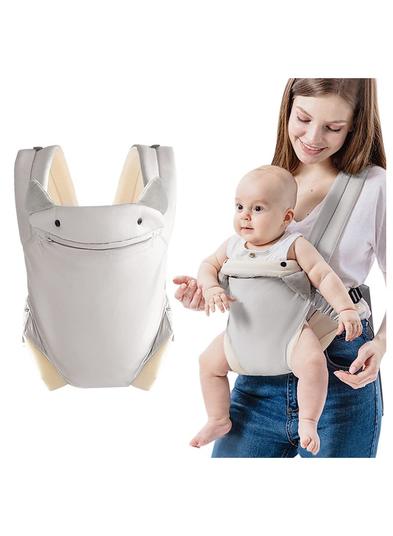 SOLARAE 4-in-1 Baby Carrier with Pocket - Adjustable, Breathable Sling for Newborns to Toddlers (up to 15KG) - Easy to Wear and Perfect for Parents on the Go! - Image 1