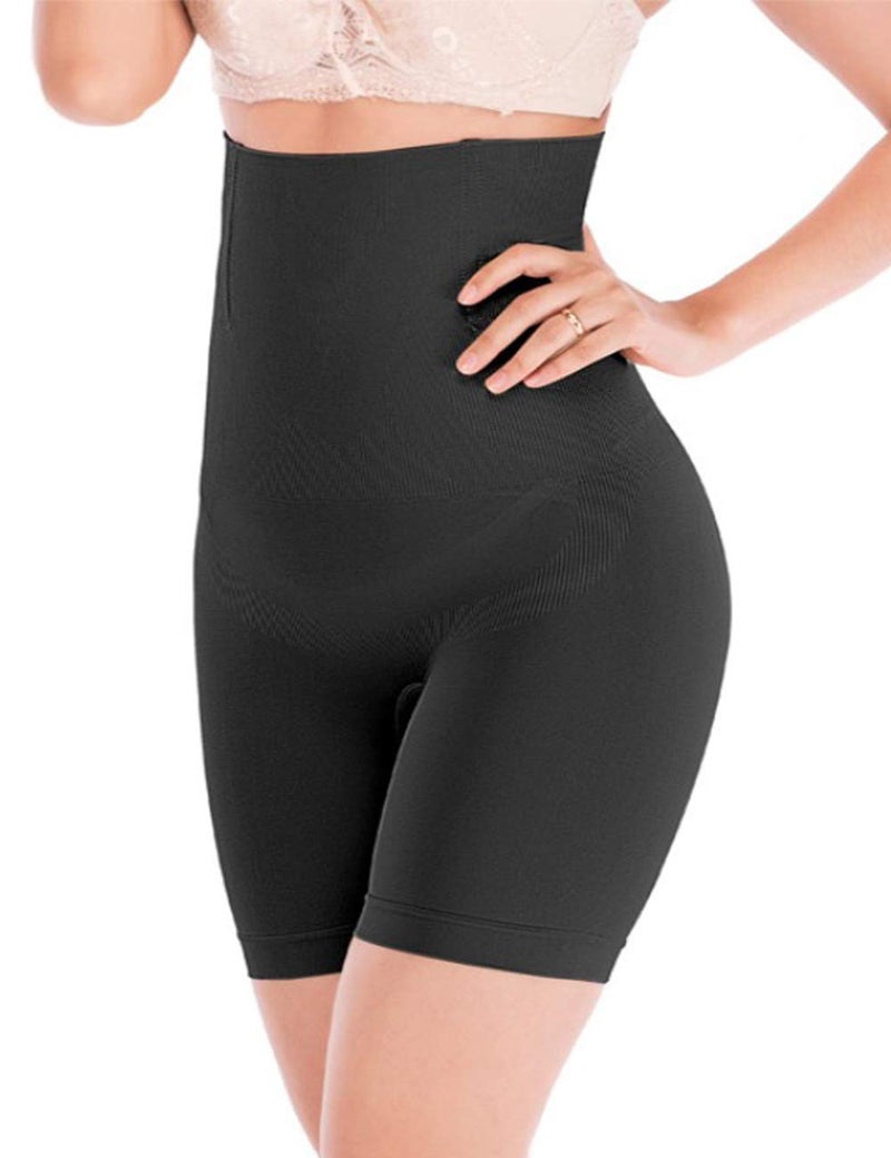 Sliot Shapewear Shorts for Women Tummy Control Shapewear Underwear Stomach Compression Garment Tuck High Waisted Body Shaper Black - Image 4