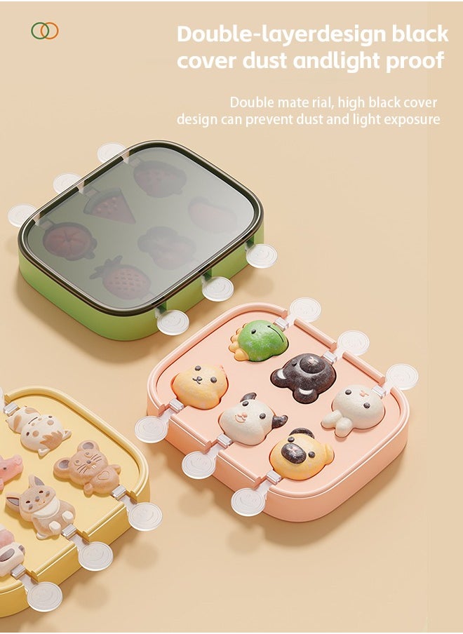 Fazza Mini Popsicle Molds for Kids Cute Shapes Silicone Popsicle Molds BPA Free Reusable Ice Cream Mold Popsicle Maker Homemade DIY Set (2pack)  - Image 5