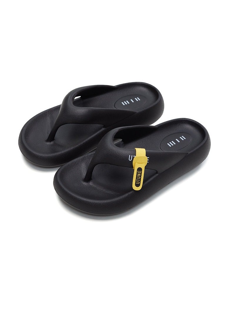 UTUNE flip flops for men and women 2025 new soft bottom clip on slippers for summer outdoor wear, couple beach beach anti-skid slippers - Image 1