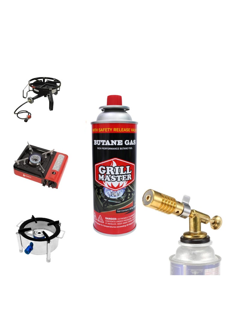 Grill Master عبوة غاز بوتان بقطعة واحدة مع صمام أمان - Image 3
