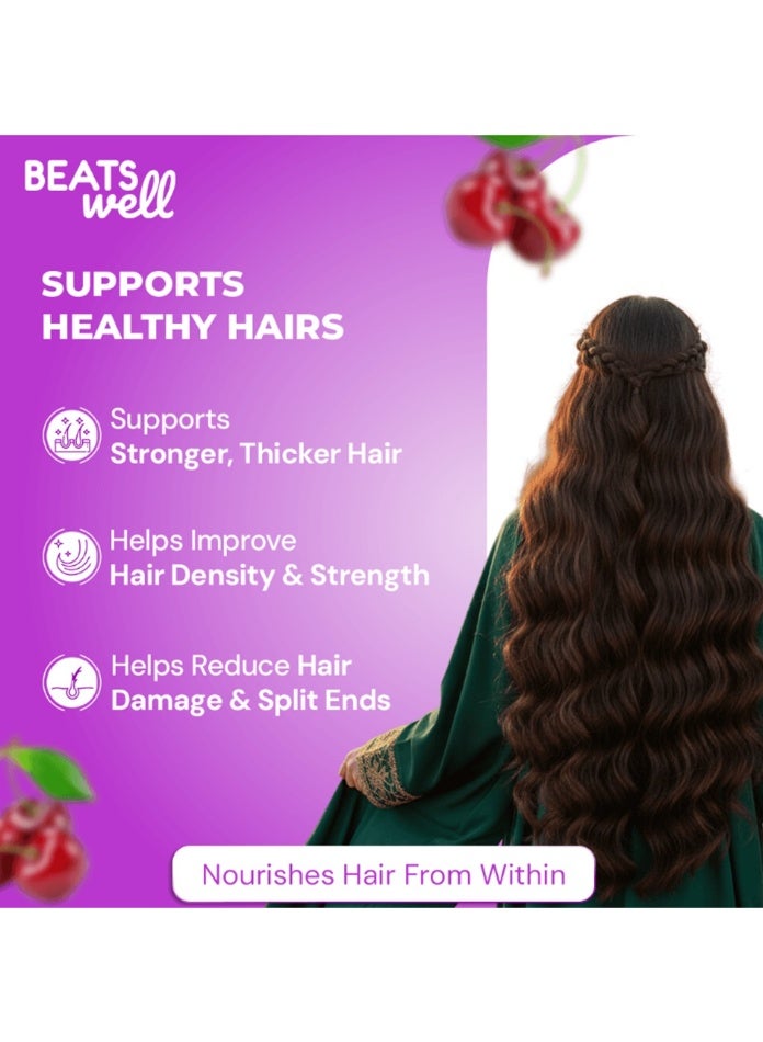 BeatsWell بياتسويل كولاجين إتش كولاجين بنكهة الكرز - 30 قارورة صالحة للشرب - Image 2