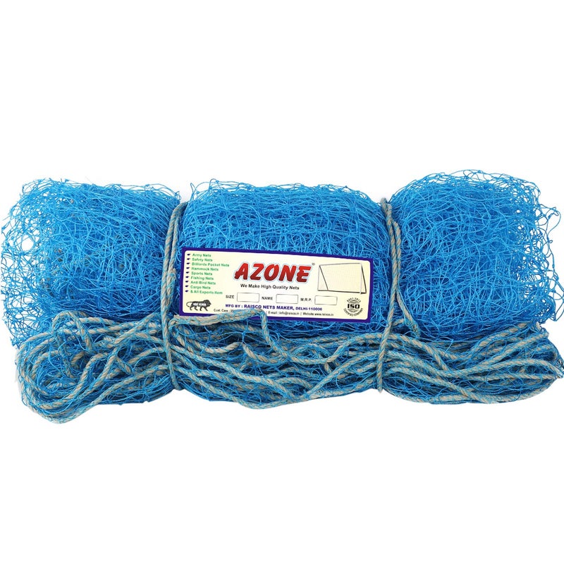 A-Zone Fencing and Practice Cricket Net (Blue/Green) (B30*10-Feet, Blue) - Image 1