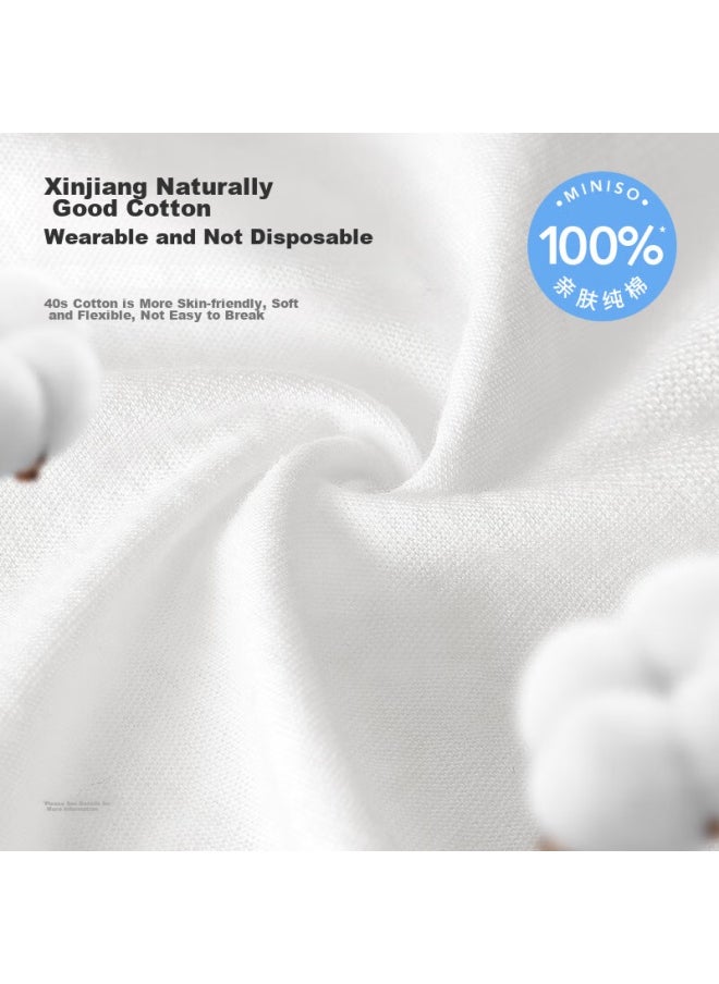 Miniso Miniso 5-pack Pure Cotton Travel Underwear, Disposable Underwear For Women, 1 Piece, For Holiday Travel And Outings  - Image 4