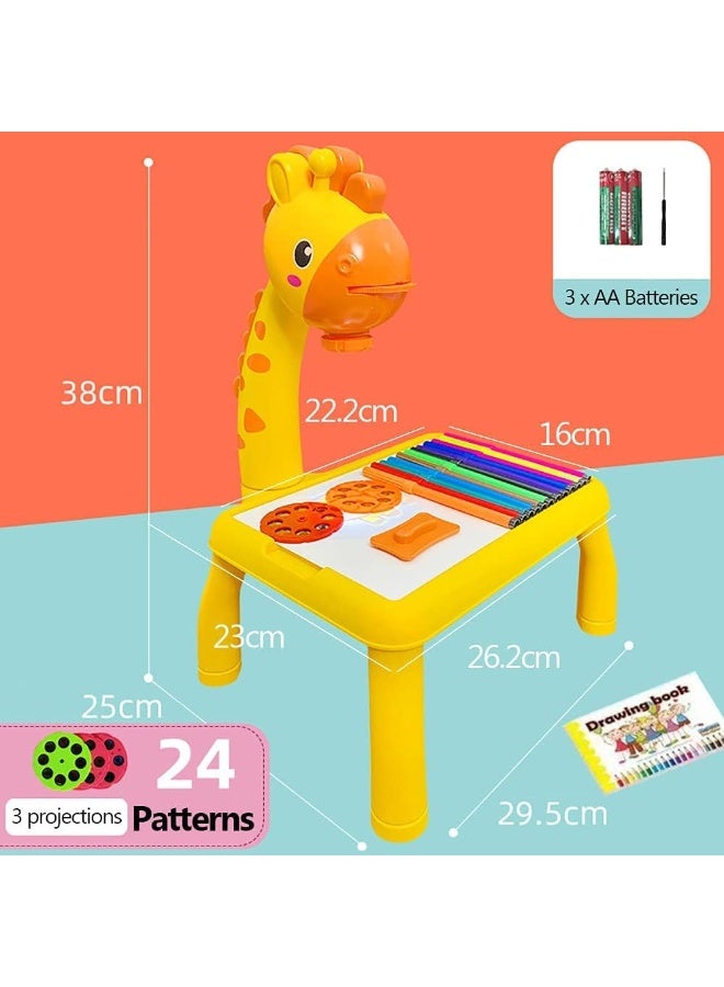 Generic Kids Projector Drawing Table – Interactive Painting Desk with LED Projection, Drawing Slides & Markers – Educational Art Toy for Toddlers & Children - Image 5