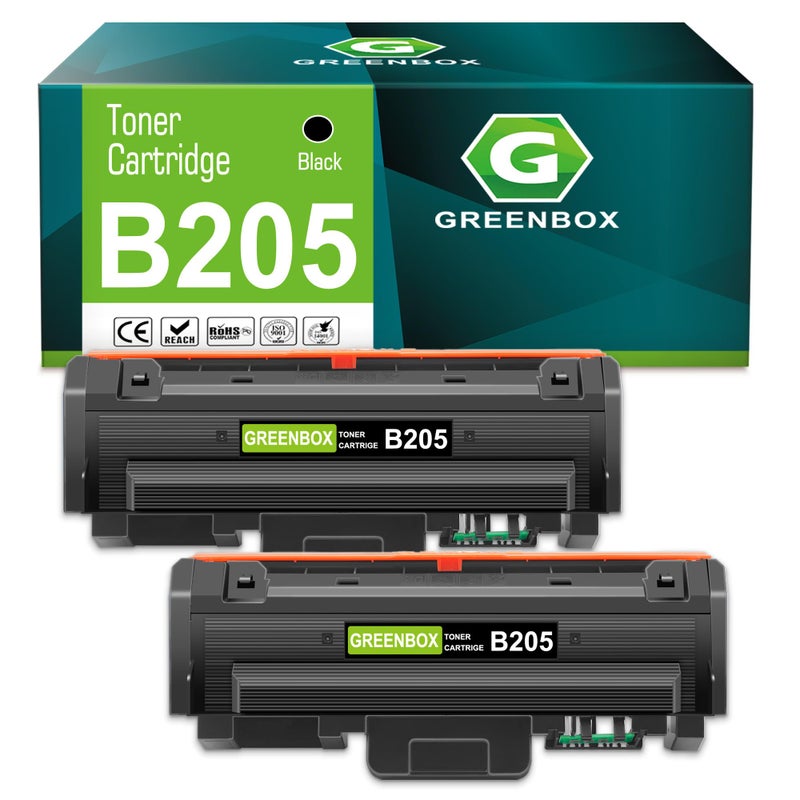 GREENBOX B205 B210 B215 Black Toner Cartridge High Yield Replacment for Xerox 106R04347 B205 B210 B215 Toner Cartridge for MFP B205NI B210DNI MFP B215DNI Printer 2Pack