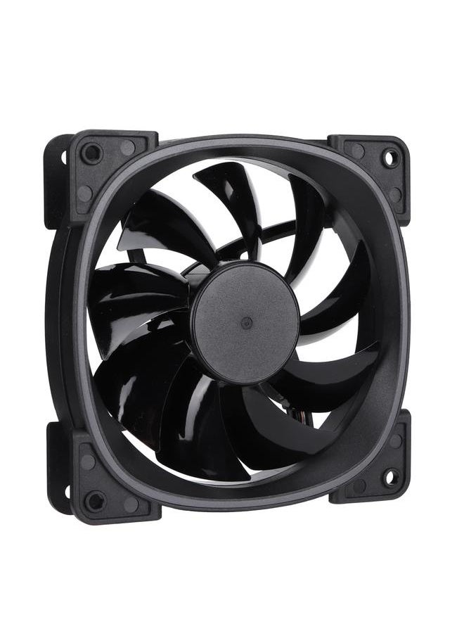 Thoraya FR801 Colorful Lighting Ring RGB PC Case Chassis Radiator Water Cooling Fan (Black)  - Image 2