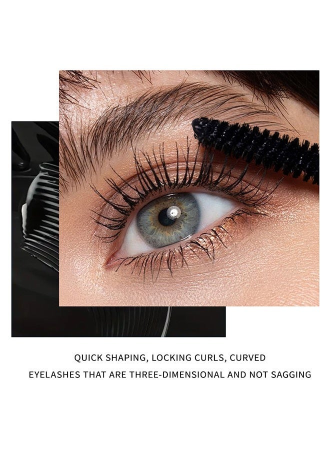 A.M.G Voluminous Waterproof 2 In 1 Mascara, Makeup Double Extend Tubing Mascara, Lengthening 2 Step Mascara, Smudgeproof 4g+4g - Image 3