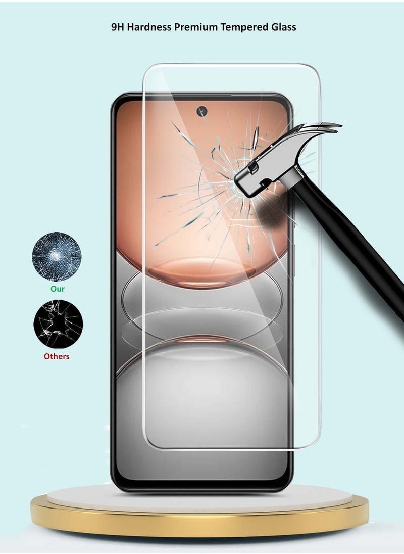 Raxoom Xiaomi Redmi A5 4G 2025 GMAX Premium Series Curved Edges 9H 2.5D Tempered Glass Screen Protector â€“ Clear, Ultra-Thin, Scratch-Resistant, Shatterproof, Full HD Clarity, Easy Installation - Image 4