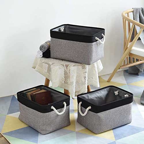 Sacyic Storage Bins, Storage Cubes Storage Containers for Organizing with Handles for Organizer Bins (15.7 x 11.8 x 8.2 inches) - Image 3