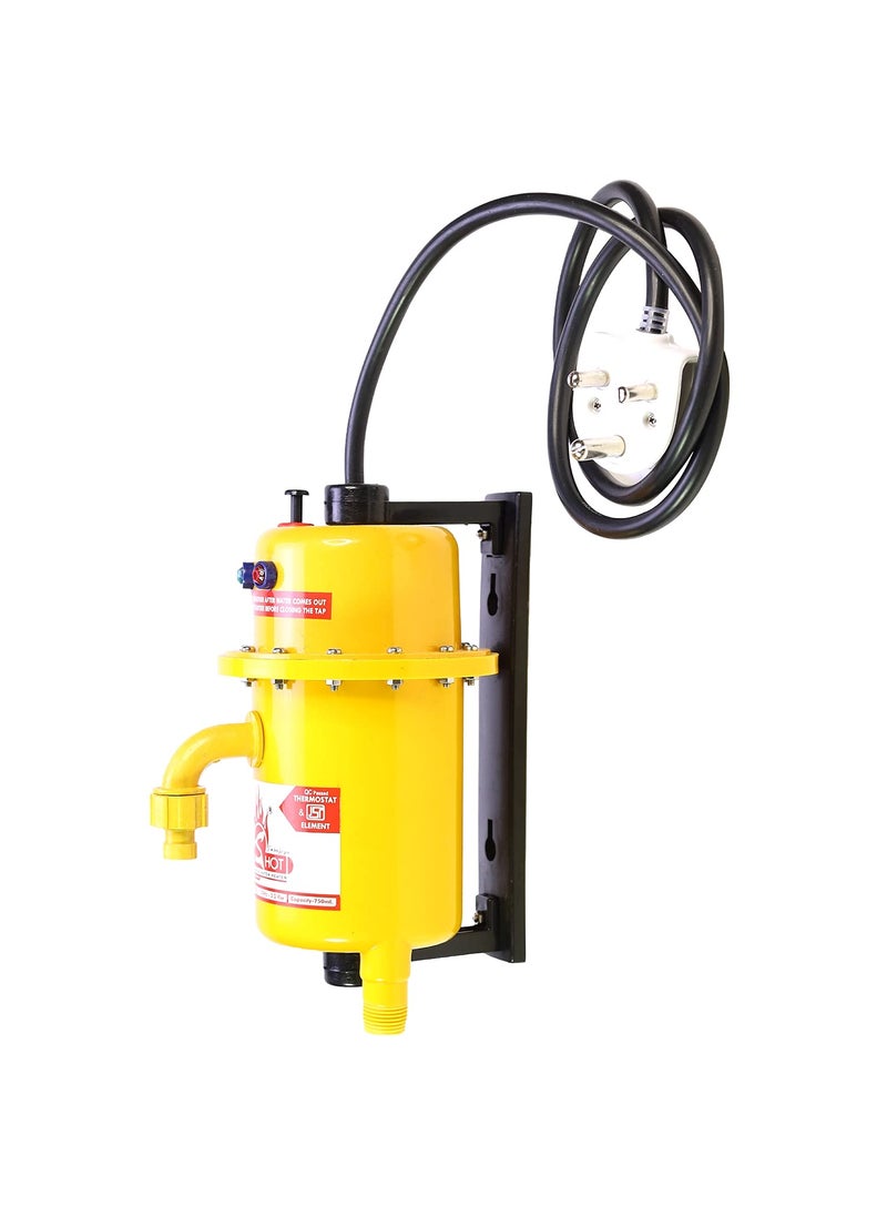 Mr.SHOT - MrSHOT Instant Running Water Heater Made of First Class ABS Plastic Manual Reset Model Orange Color - Image 1