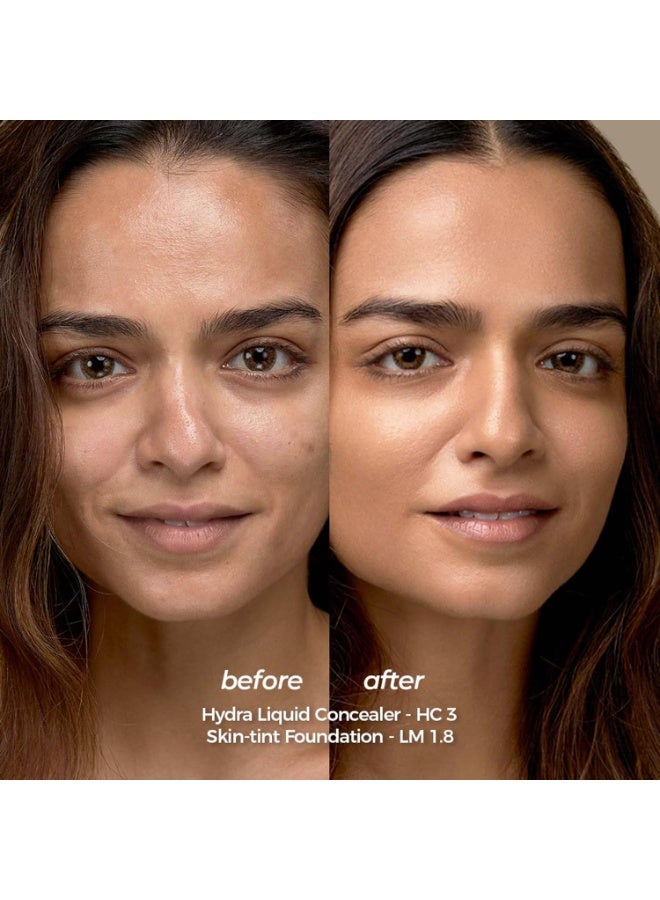 Ruby's Organics Liquid-Cream Concealer for Under-eye Dark Circles & Pigmentation, Full Coverage, Under Eye Cream with Bakuchiol, Easily Blendable, Highly Pigmented, Natural, All Indian Skin Types - HC3, 6.5ml - Image 3