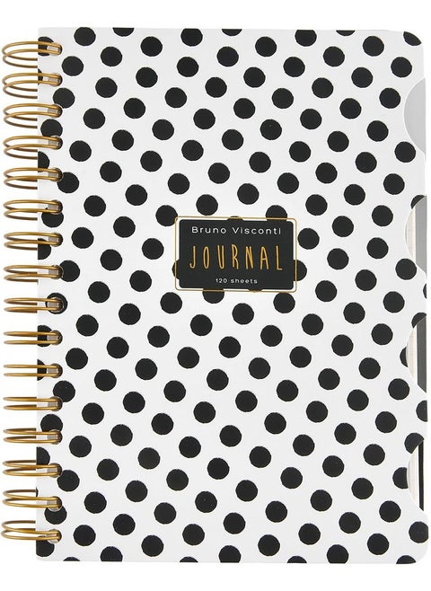 Spiral Notebook A5, 4 Bookmarks, Set of 30. Striped, Make 30. Striped, Make 30. Dotted, Build 30. Straight
