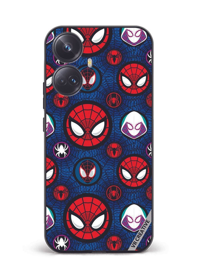 VR CREATIVE Protective Case Cover For Realme 10 Pro Plus Spiderman Design Multicolour - Image 1