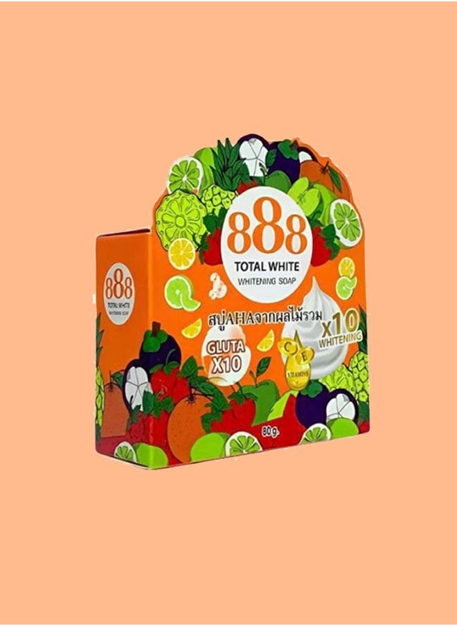 888 توتال وايت - صابون تبييض توتال وايت الجلوتاثيون x10 و x10 سريع الفعالية 100٪ أصلي - Image 1
