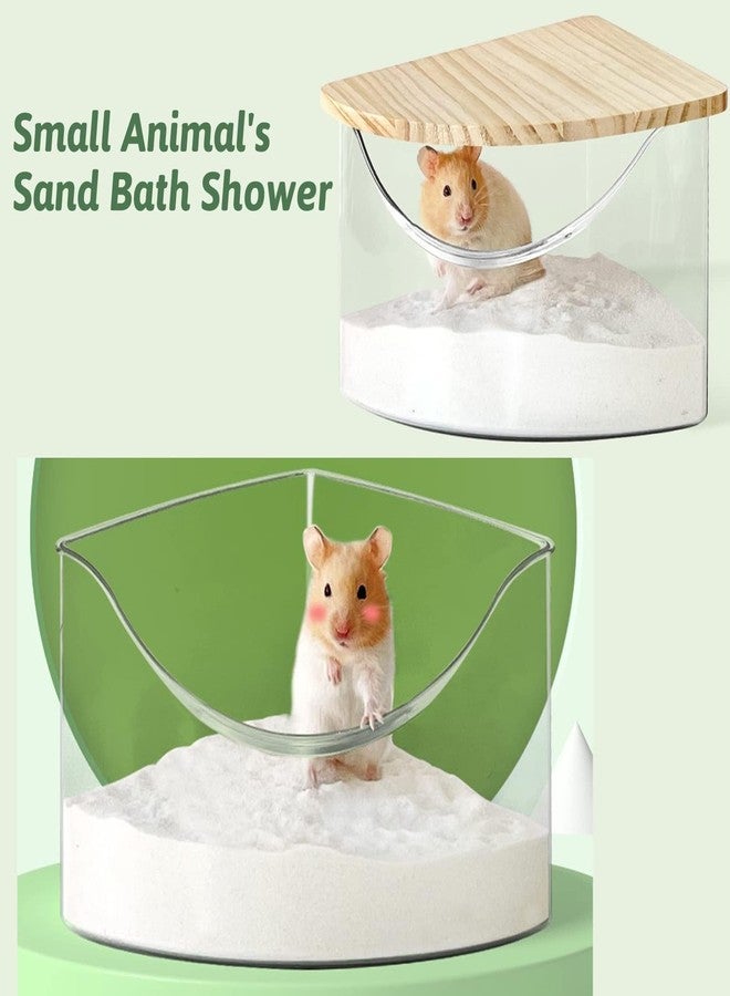 Hamiledyi Hamster Bathing Sand 4 LB Gerbil Powder Grooming Sand for Tiny Friends Farm Chinchilla Dust Bath Potty Litter Sand - Image 3