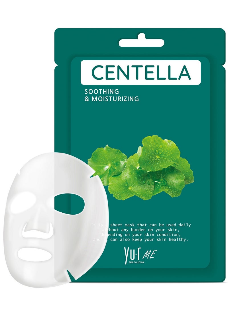 YU.R SKIN SOLUTION YuR Me Calming&Nourishing Centella Sheet Mask  - Image 2