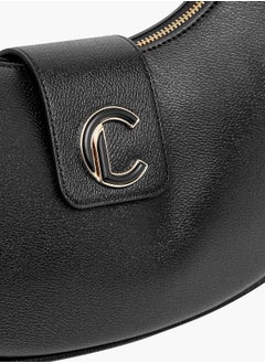 Le Confort Women Monogram Print Hobo Bag with Zip Closure and Handle  - Image 3