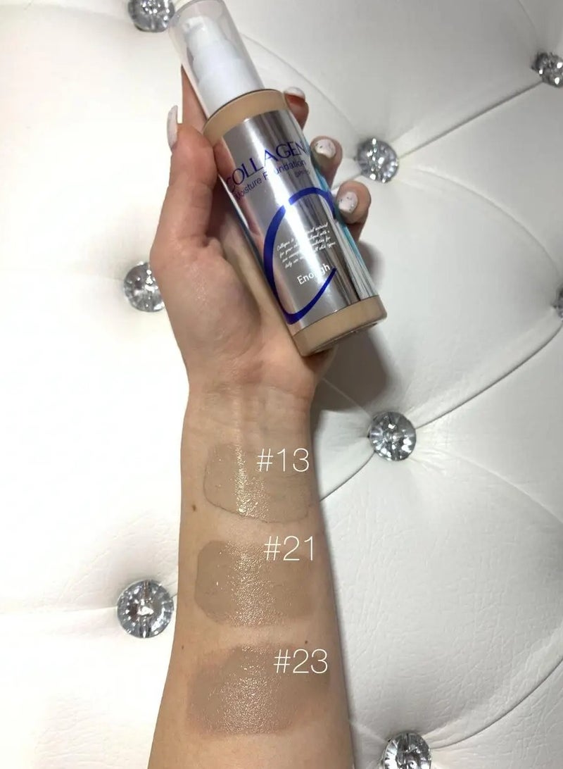 Enough, Collagen, Moisture Foundation, SPF 15, 21, 3.38 fl oz (100 ml) - Image 3