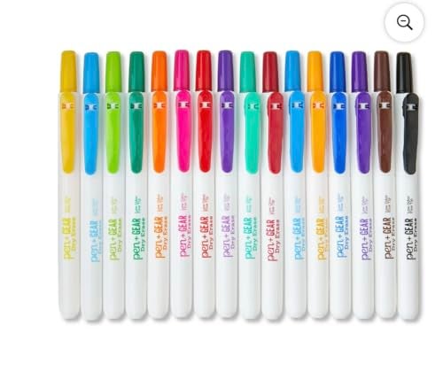 Pen + Gear أقلام جير 16 حزمة من علامات المسح الجاف القابلة للسحب ذات الرائحة المنخفضة - Image 5