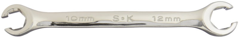 SK Tools USA 10MM X 12MM Flare Nut 6 Point SuperKrome Wrench 8810