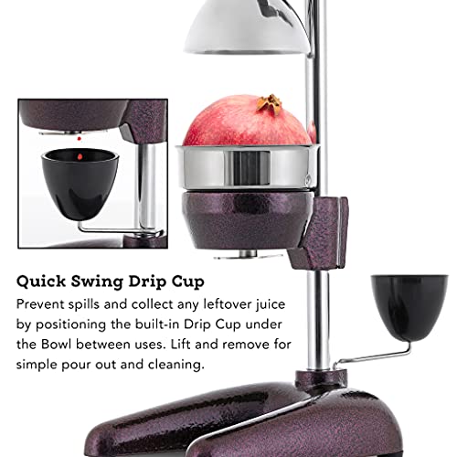 Tribest Pro MJP-105 XL Professional Manual Cold Press Juicer Machine for Pomegranates and Citrus (Purple) - Image 5