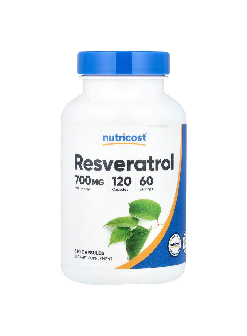 Resveratrol, 120 Capsules (350 mg per Capsule)