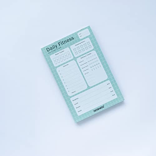 FACTOR NOTES Tear-off Notepads:A5 Sized|90 sheets|90 GSM(Daily Fitness) - Image 3
