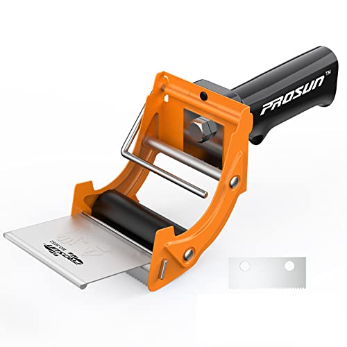 PROSUN Fast Reload 3 Inch Wide Large Tape Gun Dispenser Packing Packaging Sealing Cutter, Orange - Image 1
