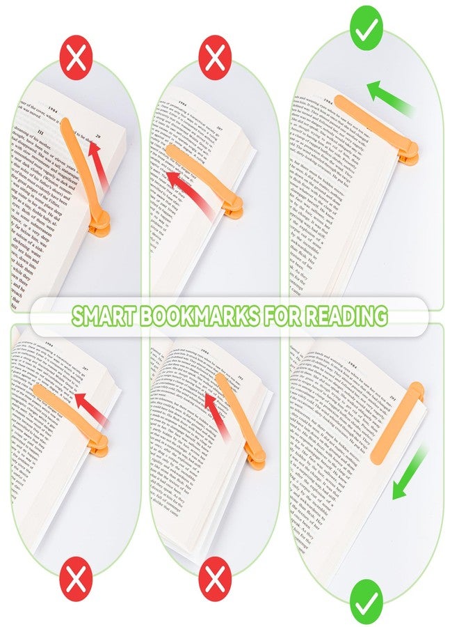 PICcircuit 3 PCS Automatic Bookmark, Smart Bookmarks for Women & Men - Silicone Book Markers for Reading Lovers - Gifts & Party Favors - Image 4