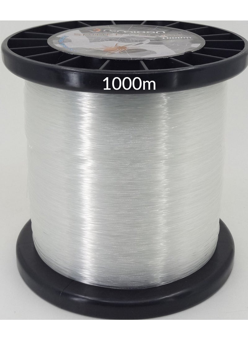 Remixon Spider Deluxe 1000M Fishing Line Monofilament White  - Image 1