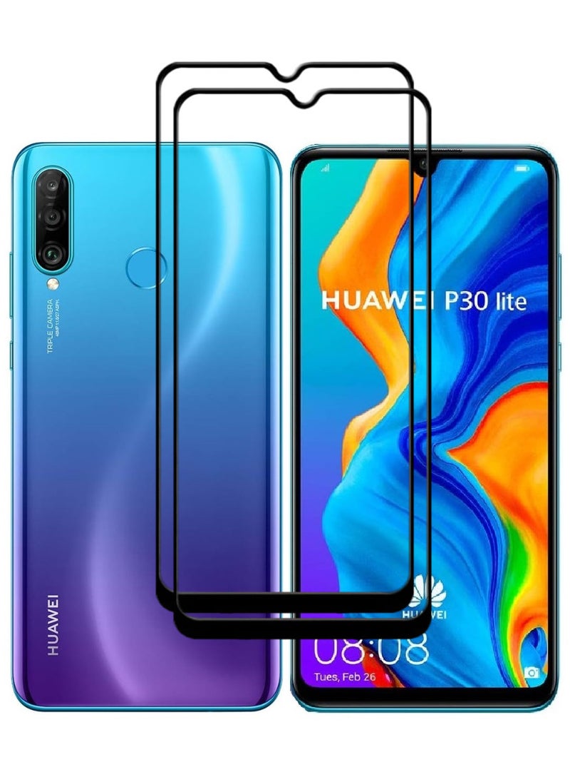 ACLIX 2 Pieces Antistatic ESD Dustproof Premium Quality High Definition Tempered Glass Screen Protector Designed For Huawei P30 lite - Image 1
