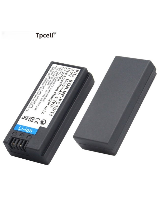Generic - Topsey NP-FC10/FC11 Battery For Sony P8 DSC-F77 DSC-P3 P5 P7 Charger-Standard Capacity:Np-fc10/fc11 Battery - Image 1