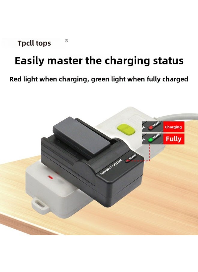 Generic - Topsey NP-FC10/FC11 Battery For Sony P8 DSC-F77 DSC-P3 P5 P7 Charger-Standard Capacity:Np-fc10/fc11 Battery - Image 1