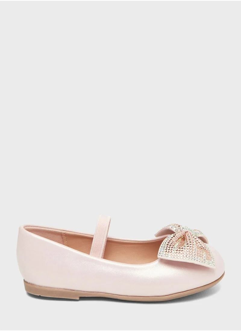 shoexpress Kids Bow Detail Ballerinas