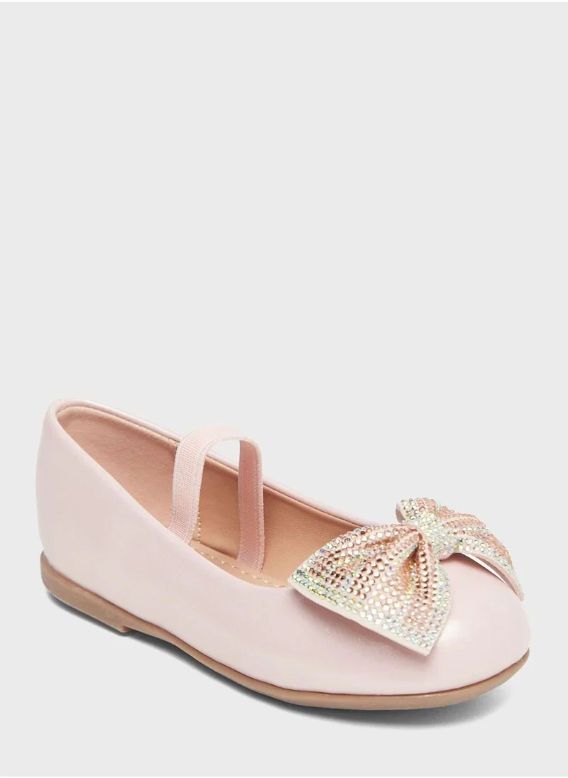 shoexpress Kids Bow Detail Ballerinas