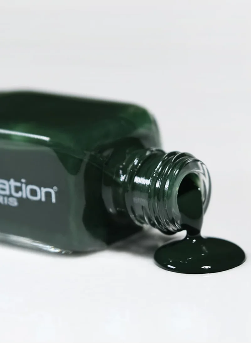 Nailstation Nail station | ginger hunter | Dark khaki green Halal Breathable and Water Permeable Nail Polish