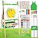 Joyooss Art Easel for KidsDouble Sided with 98 Accessories Kids Easel Magnetic BoardToddler Art Easel Dry Erase Board Easel for Kid Age 48 912 Outdoor Easel - Image 3