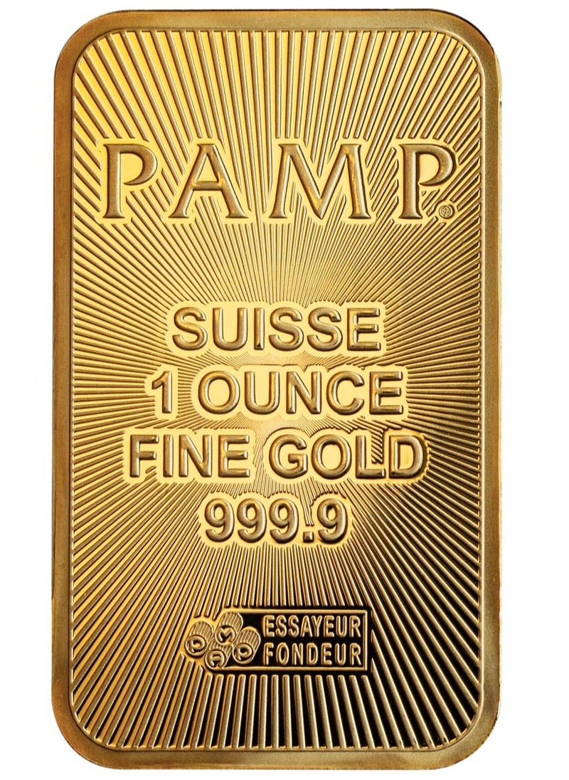 PAMP - Swiss Made 24K(999.9) 1 Ounce Gold Bar - Image 1