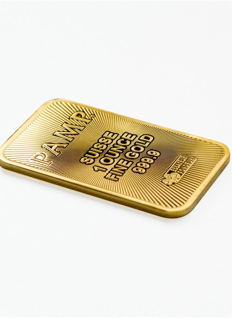 PAMP - Swiss Made 24K(999.9) 1 Ounce Gold Bar - Image 1