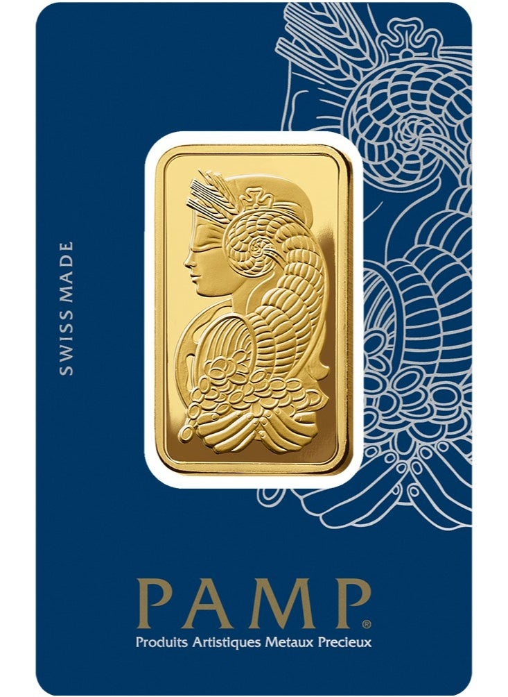PAMP - Swiss Made 24K(999.9) 1 Ounce Gold Bar - Image 1