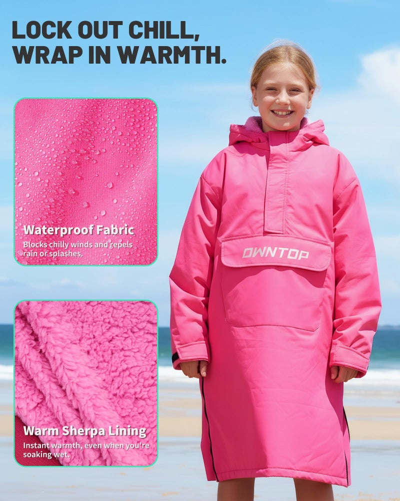 Owntop Swim Parka for Youth (Pink, XS) - Image 5
